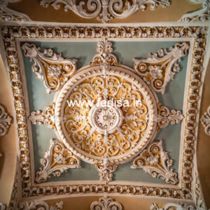 Luxury Ceiling Design False Ceiling With 2 Fans No-1500