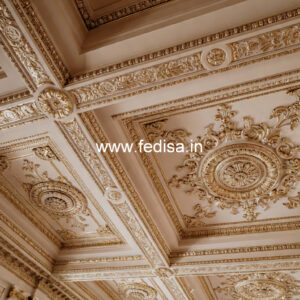 Luxury Ceiling Design Bed Room False Ceiling Design With Fan No-1547