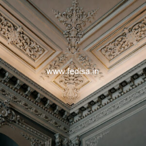 Luxury Ceiling Design Cornice Design For Living Room No-1557