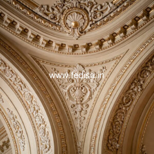 Luxury Ceiling Design Pop Design For Dining Hall No-1566