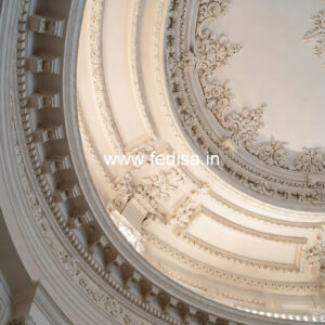 Luxury Ceiling Design Pop Plus Minus Design For Mandir No-1627