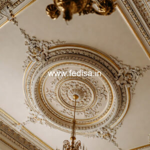 Luxury Ceiling Design Guest Room Pop Design Plus Minus No-1753