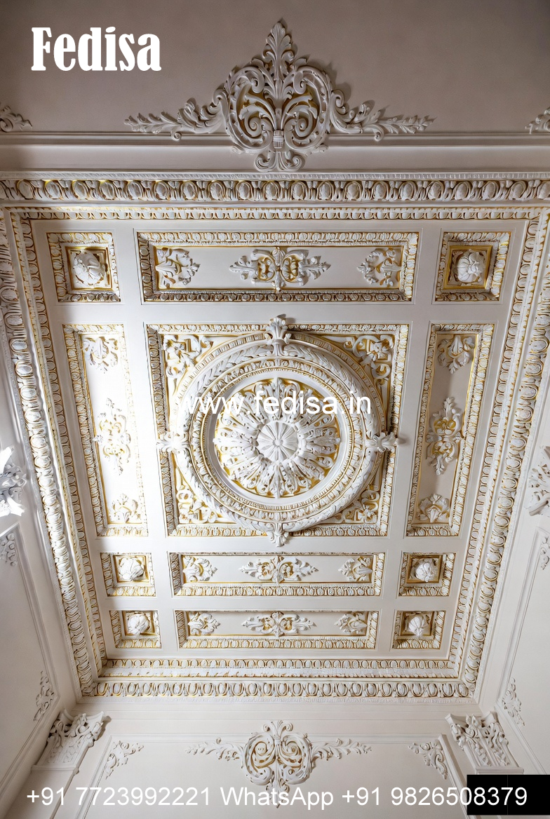 Luxury Ceiling Design Round Shaped False Ceiling Design No-1766