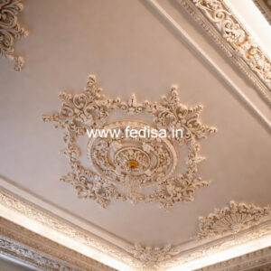 Luxury Ceiling Design Pop Design For Showroom No-1773