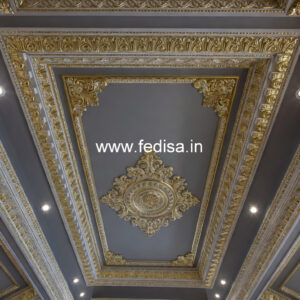 Luxury Ceiling Design Double Height Living Room Ceiling Design No-1863