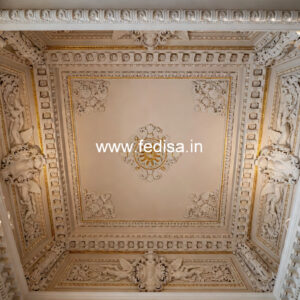 Luxury Ceiling Design Two Fan Ceiling Pop Design No-1879