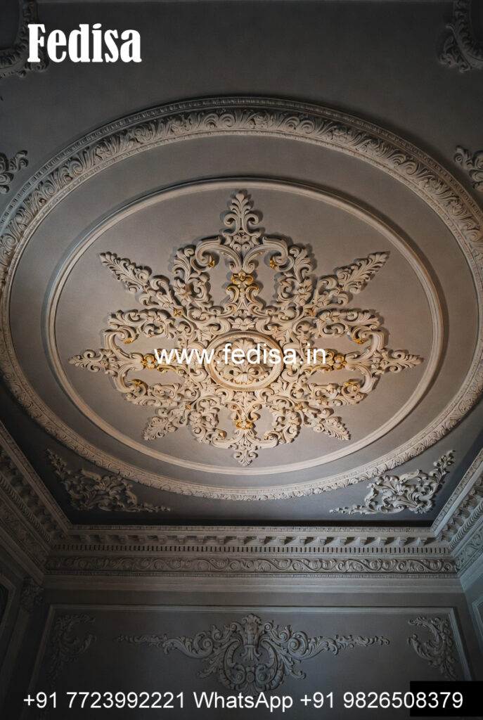 Luxury Ceiling Design Dining Hall Fall Ceiling Design No-1941 - Fedisa