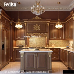 L-shaped Classic Kitchen Modern Kitchen Ideas No-066