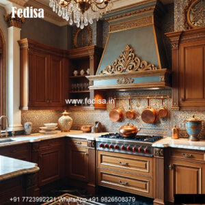 Classic Kitchen Design With Wooden Cabinets Luxury Kitchen No-152