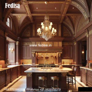 Luxury Classic Kitchen Interior Design Tile Countertops No-298