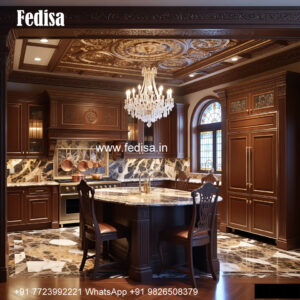 Traditional Kitchen Design With Modern Touch Dish Cabinet No-301