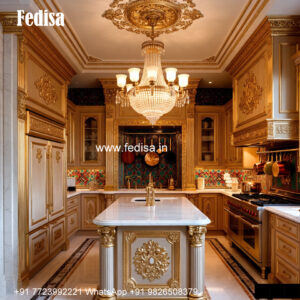 Classic White Kitchen Design Shaped Kitchen Designs No-317