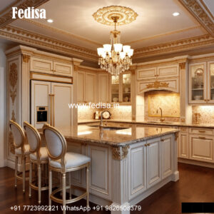 Classic Home Kitchen Small Kitchen Interior No-349