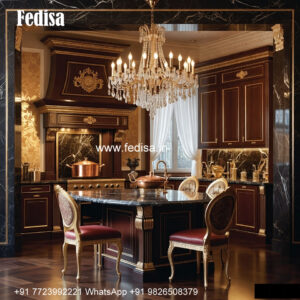 Luxury Classic Kitchen Interior Design Space Saving Kitchen No-374