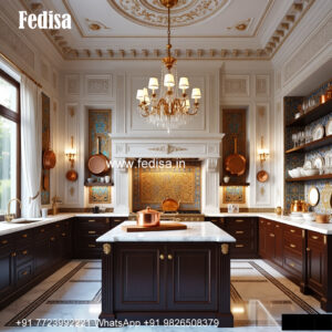 Traditional Kitchen Design With Modern Touch Small Larder Cupboard No-415