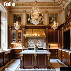 Classic Kitchen Design With Wooden Cabinets Tiny Kitchen Remodel No-418