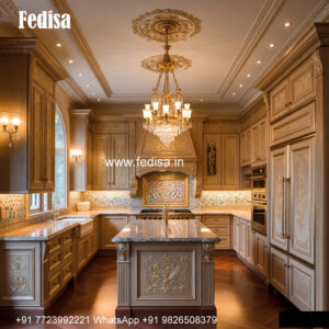 Classic Kitchen Design With Wooden Cabinets Small Kitchen Room No-456