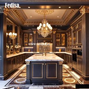 Classic Modular Kitchen Design Small Pooja Room In Kitchen No-486