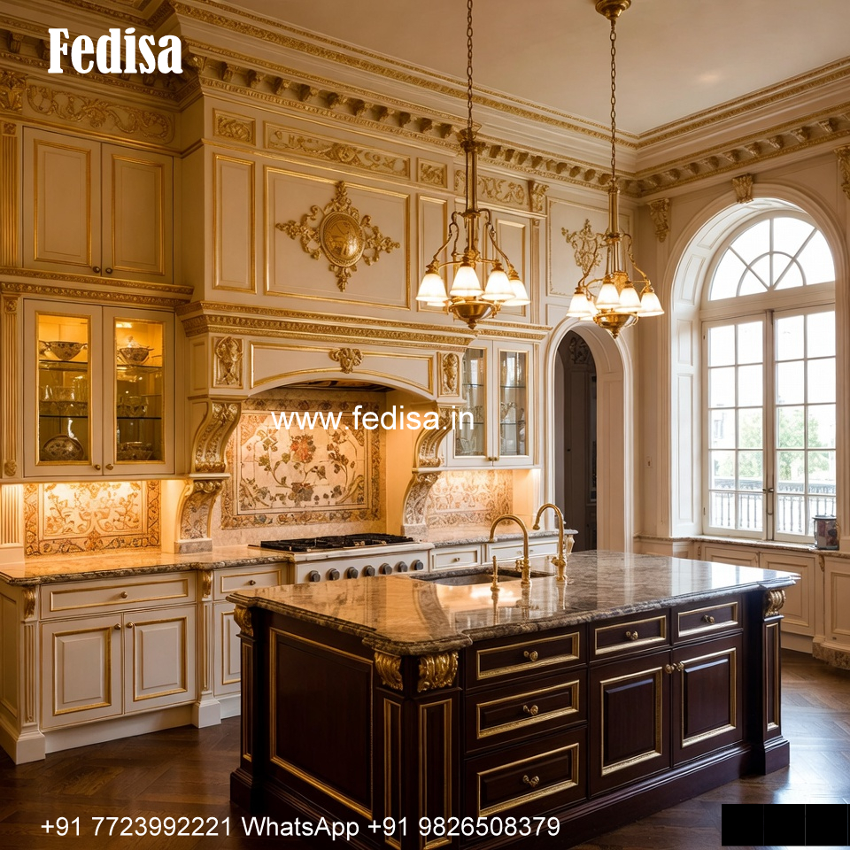 Classic White Kitchen Design Kitchen Cart No-583