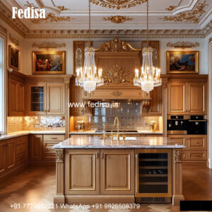 Timeless Kitchen Decor L Shaped Kitchen With Island No-614