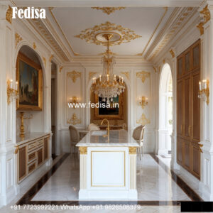 Classic Cabinet Handles Island With Seating No-632