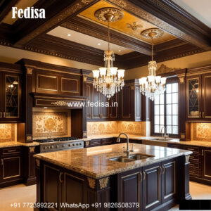 Elegant Kitchen Design Stainless Steel Island No-651