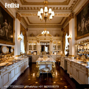 Classic Kitchen Interior Drop Leaf Kitchen Island No-655