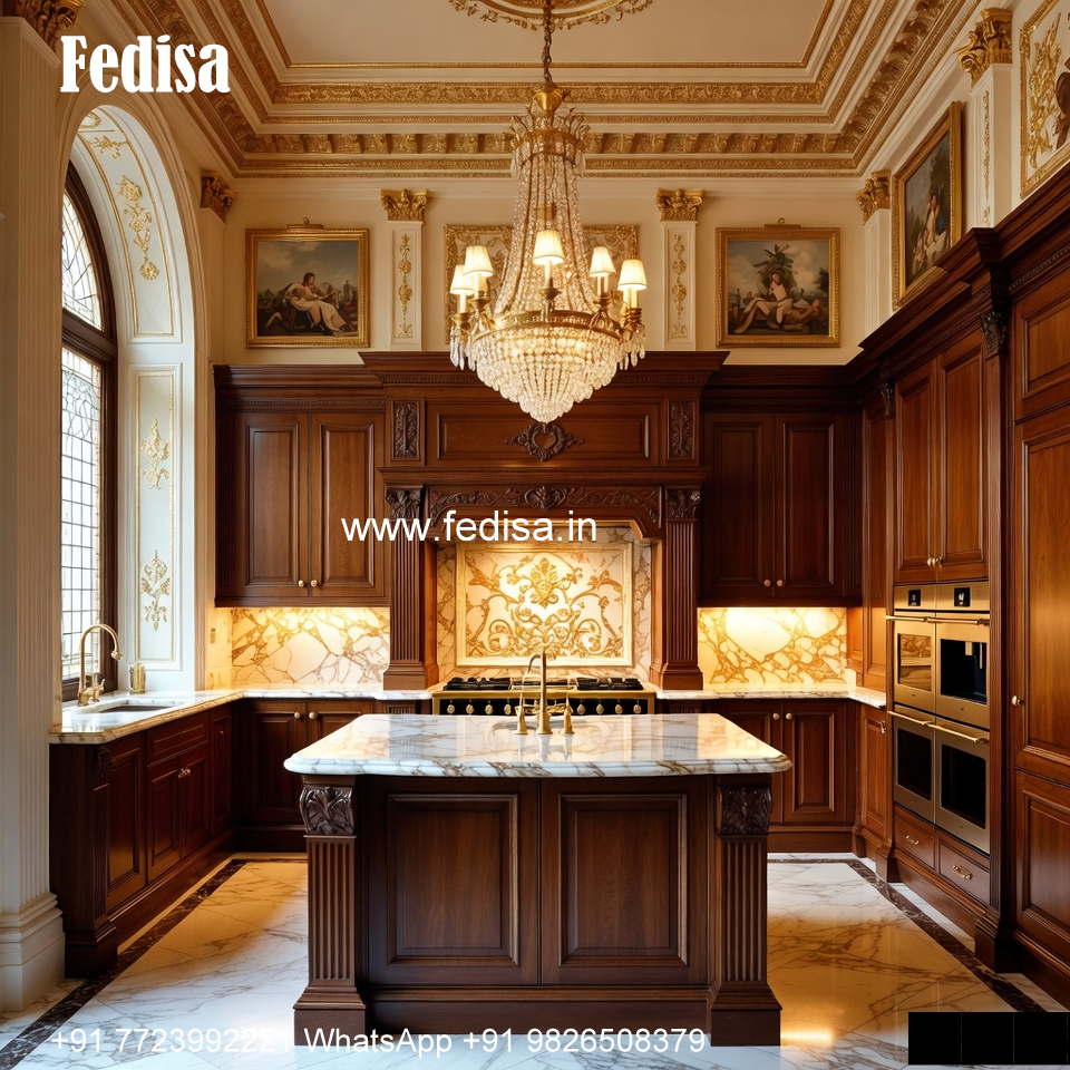 Modern Classic Kitchen Design Ideas Metal Kitchen Island No-677