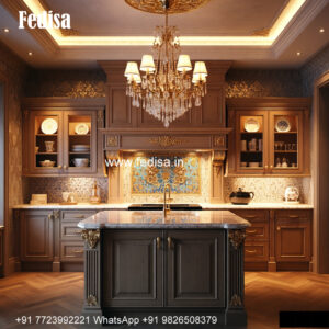 Elegant Classic Kitchen Decor Ideas Marble Top Kitchen Island No-682