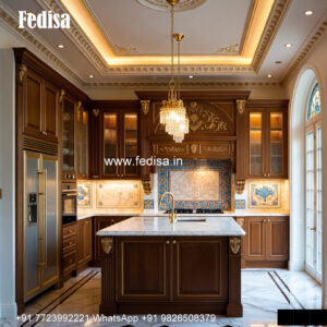 Elegant Kitchen Design Movable Island No-689