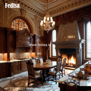 Decorative Molding Kitchen Quartz Waterfall Island No-745