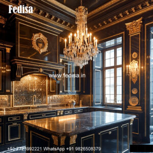 Classic Home Kitchen White Kitchens With Islands No-805