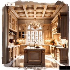 Budget Classic Kitchen Renovation Ideas Oval Kitchen Island No-835