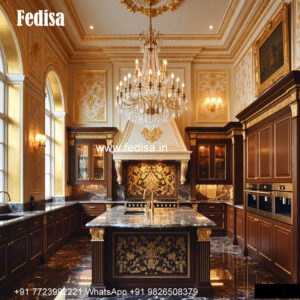 Classic Kitchen Interior Slim Kitchen Cart No-883