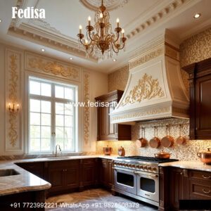 Classic Kitchen Lighting Chandelier Contrasting Kitchen Island No-893