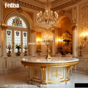 Small Classic Kitchen Design L Shaped Kitchen Island With Seating No-899