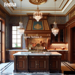 L-shaped Classic Kitchen Ashley Kitchen Island No-940