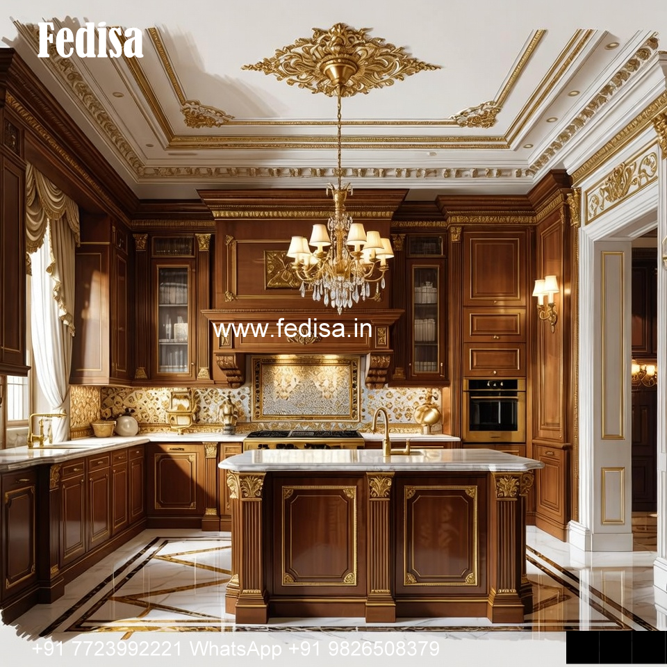 Classic Kitchen With Island Tiled Kitchen Island No-977