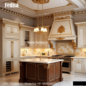 U-shaped Traditional Kitchen 60 Kitchen Island No-1017