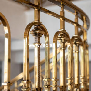 Latest Balcony Design With Steel Railing No-289
