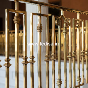 Modern Steel Balcony Railing Design India No-371