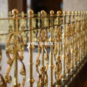 Stylish Indian Balcony Design With Railings No-437