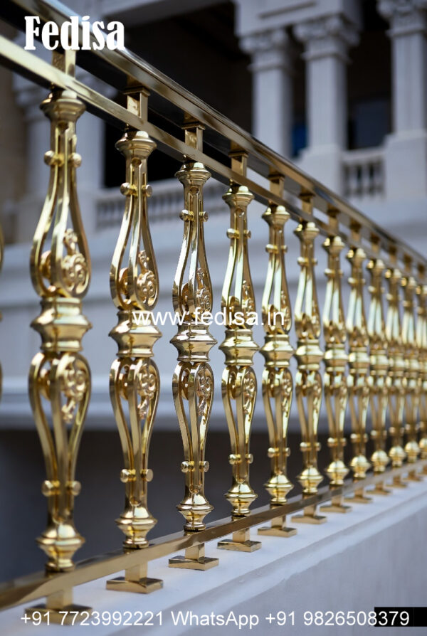 Still Railing Design Latest Steel Balcony Railing Designs No-495 - Fedisa