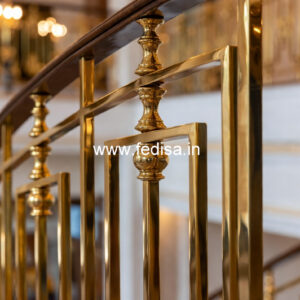 Modern Staircase Railing Designs India No-669