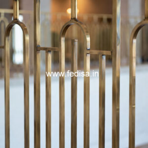 Modern Balcony Railings With Glass Panels No-955