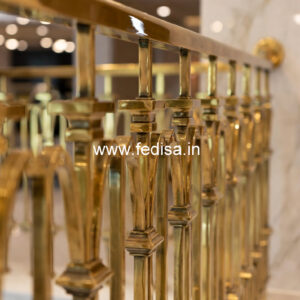 Modern Staircase Designs With Railings No-1054