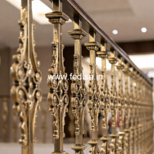 Elegant Exterior Designs With Railings No-1075