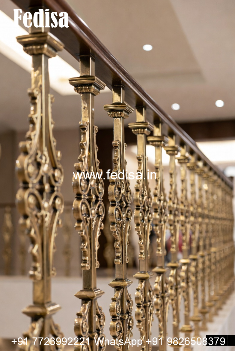 Elegant Exterior Designs With Railings No-1075