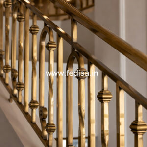 Stylish Steel Railing Design Ideas For Home Exterior No-1119