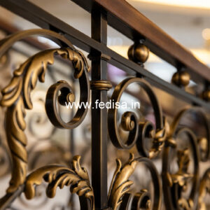 Stylish Exterior Staircase Railing Designs No-1651